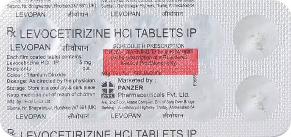 Levopan 5mg Strip Of 10 Tablets