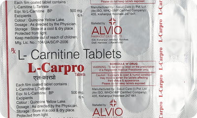 L Carpro 500 Strip Of 10 Tablets