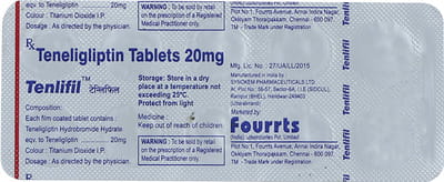 Tenlifil 20mg Strip Of 10 Tablets
