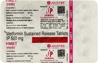Hmet 500mg Strip Of 10 Tablets