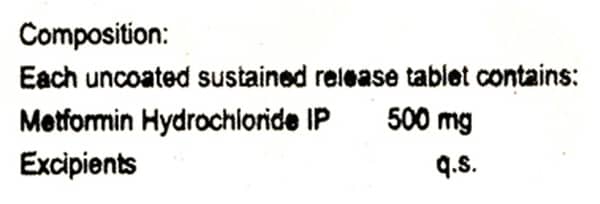 Hmet 500mg Strip Of 10 Tablets