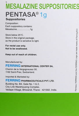 Pentasa Suppositories 28'S