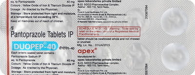 Duopep 40mg Strip Of 10 Tablets