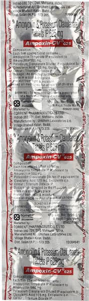 Ampoxin Cv 625mg Strip Of 10 Tablets