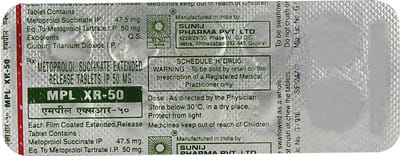 Mpl Xr 50mg Strip Of 10 Tablets