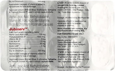 Jubinerv Strip Of 10 Capsules