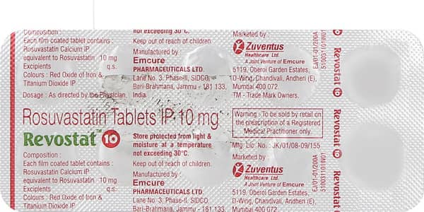 Revostat 10mg Strip Of 10 Tablets