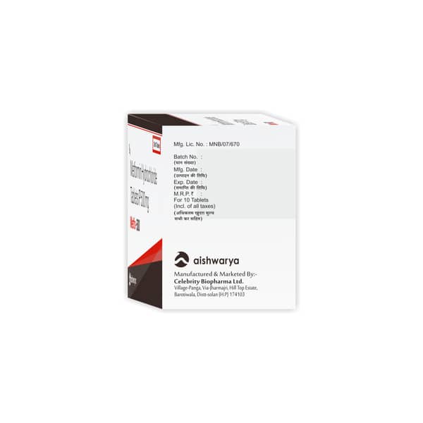 Metfo 500mg Strip Of 10 Tablets