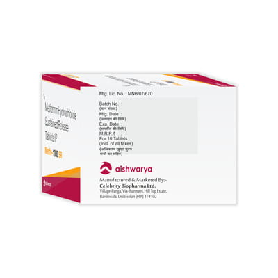 Metfo 1000mg Sr Strip Of 10 Tablets