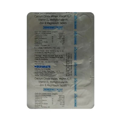 Bone Shell Plus Strip Of 10 Tablets