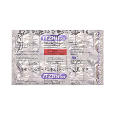 Itzhh 200mg Strip Of 4 Capsules