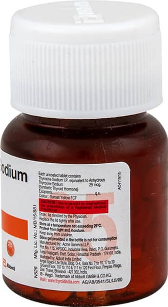 Thyronorm 25mcg Tablet