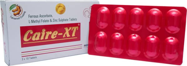 Caire Xt Strip Of 10 Tablets