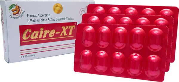 Caire Xt Strip Of 10 Tablets