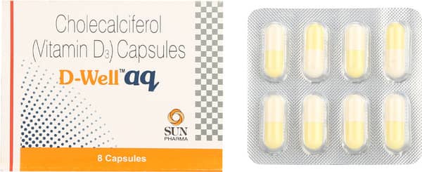D Well Aq Strip Of 8 Capsules