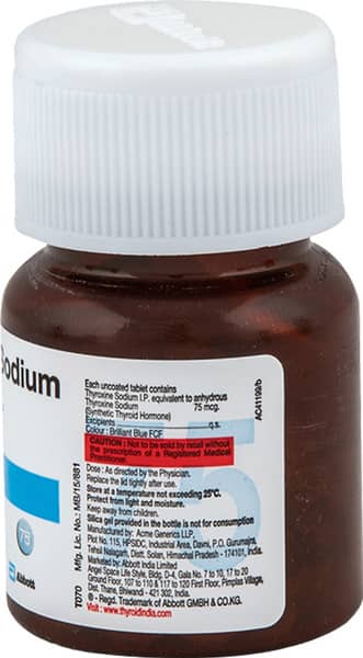 Thyronorm 75mcg Tablet