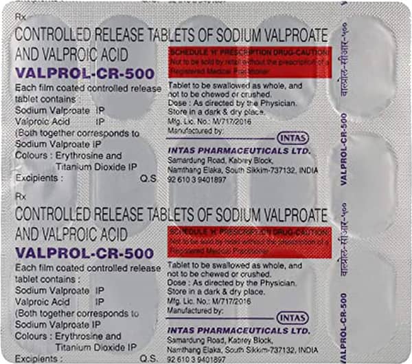 Valprol-CR-500 Tablet
