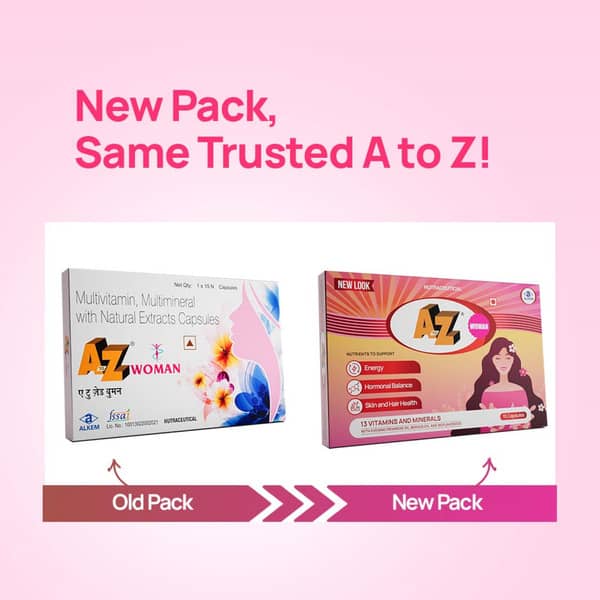 A To Z Woman Strip Of 15 Capsules