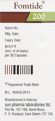 Fomtide 200 Octacap 30'S