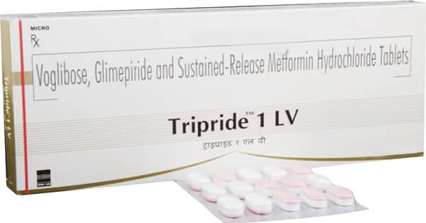Tripride 1 Lv Strip Of 15 Tablets