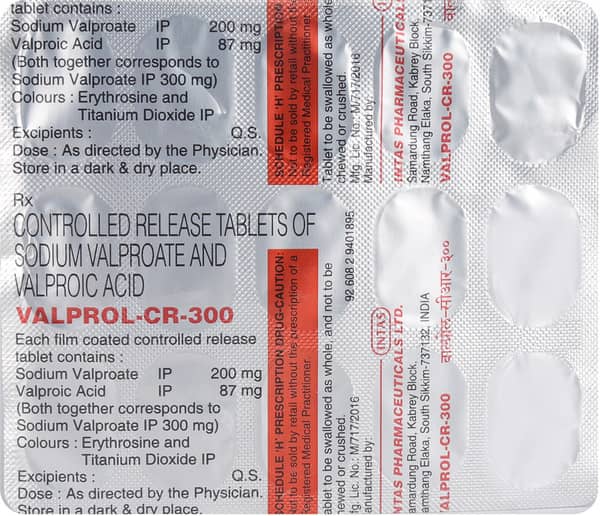 Valprol Cr 300mg Strip Of 15 Tablets
