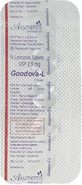 Goodova L 2.5mg Strip Of 5 Tablets