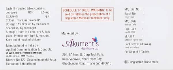 Goodova L 2.5mg Strip Of 5 Tablets