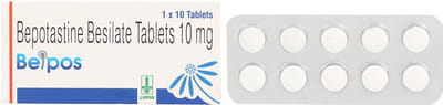 Beipos 10mg Strip Of 10 Tablets