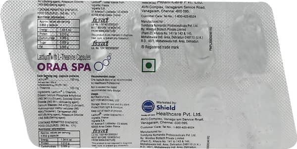 Oraa Spa Strip Of 10 Capsules