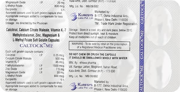 Caltock M2 Strip Of 10 Softgel Capsules
