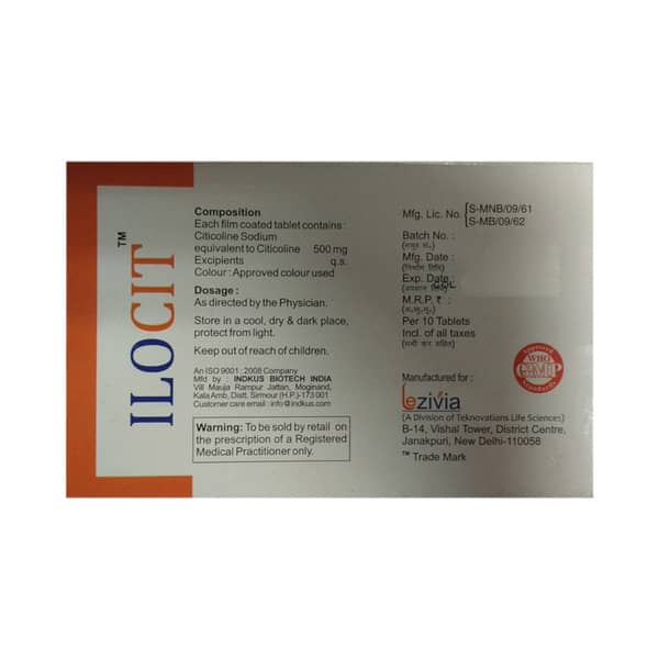 Ilocit Strip Of 10 Tablets