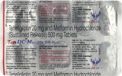 Ten Dc M 500 Strip Of 10 Tablets