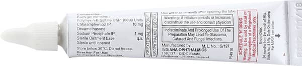 Polynase D Eye Oint 5gm