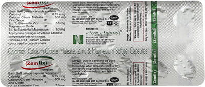 Zemfix Strip Of 15 Capsules