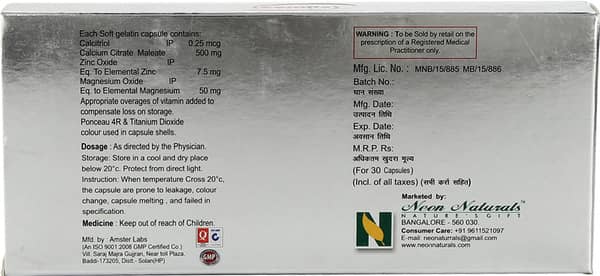 Zemfix Strip Of 15 Capsules