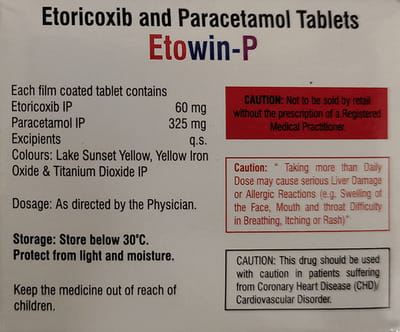 Etowin P Strip Of 10 Tablets