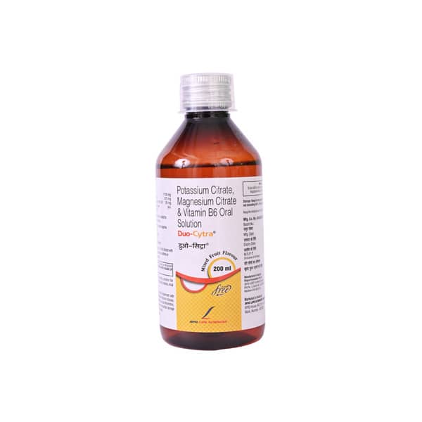 Duo Cytra Mixed Fruit Flavour Sugar Free Bottle Of 200ml Oral Solution