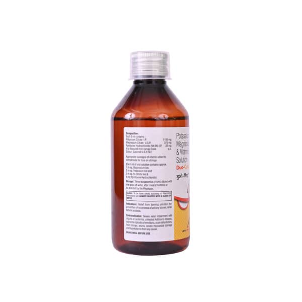 Duo Cytra Mixed Fruit Flavour Sugar Free Bottle Of 200ml Oral Solution