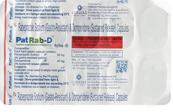 Patrab D Strip Of 10 Capsules