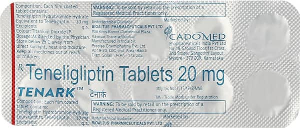 Tenark 20 Strip Of 10 Tablets