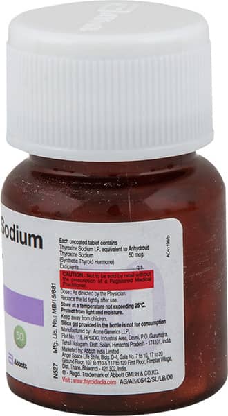 Thyronorm 50mcg Tablet
