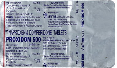 Proxidom 500 Strip Of 10 Tablets