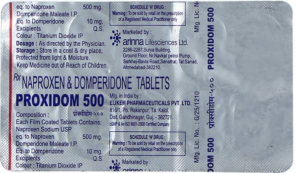 Proxidom 500 Strip Of 10 Tablets