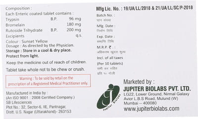Wozyme Ds Strip Of 10 Tablets