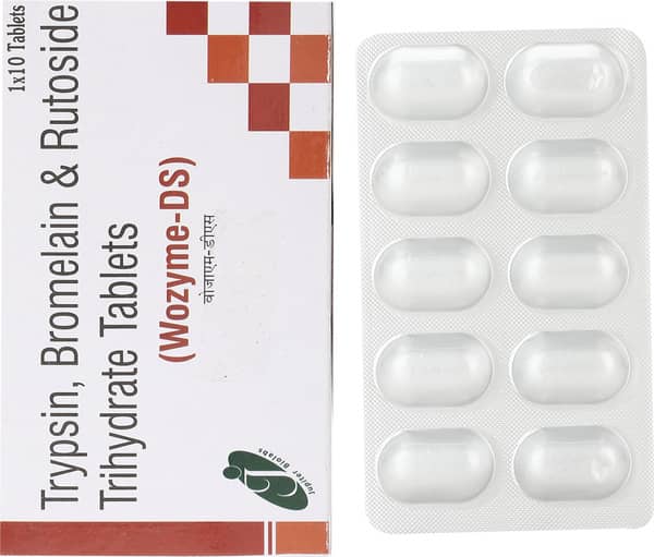 Wozyme Ds Strip Of 10 Tablets