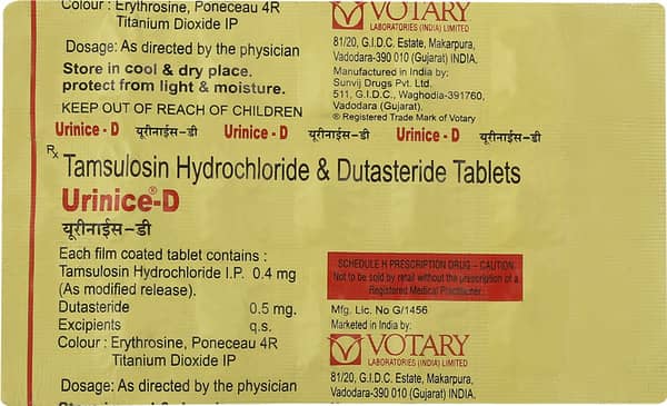 Urinice D Strip Of 15 Tablets