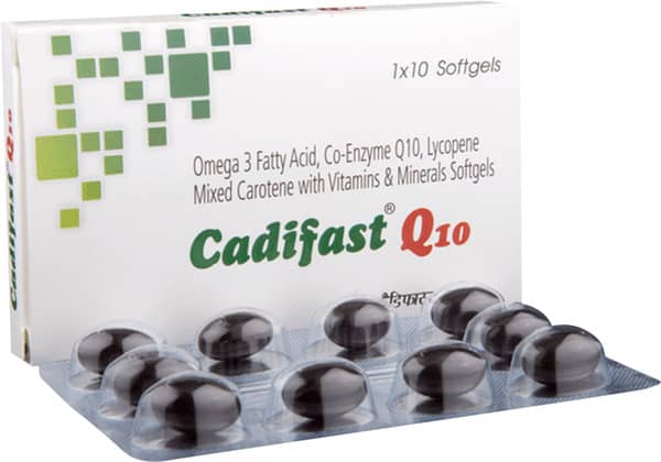 Cadifast Q10 Strip Of 10 Capsules