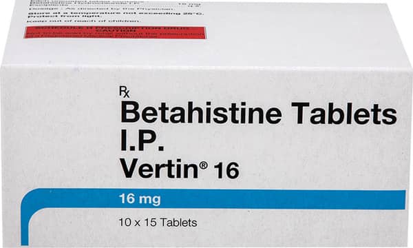 Vertin 16Mg Strip Of 15 Tablets