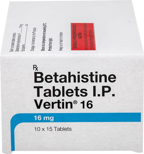 Vertin 16Mg Strip Of 15 Tablets