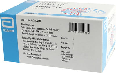 Vertin 16mg Strip Of 15 Tablets